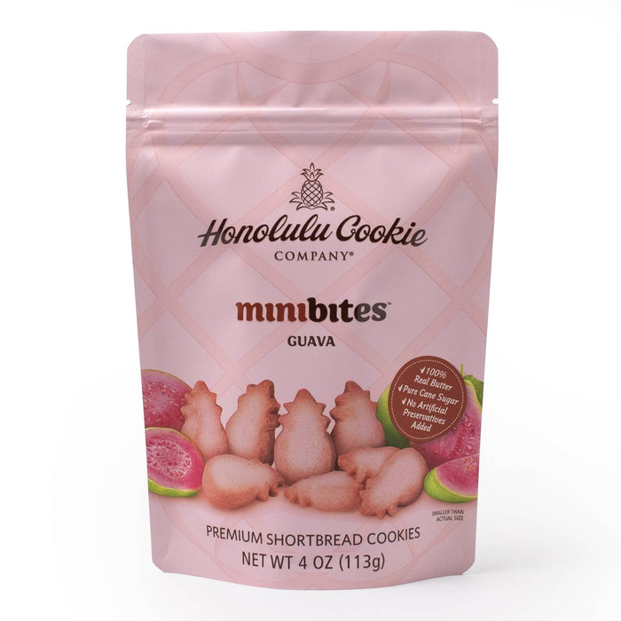 Honolulu Cookie Company Guava Mini Bites Shortbread Cookies