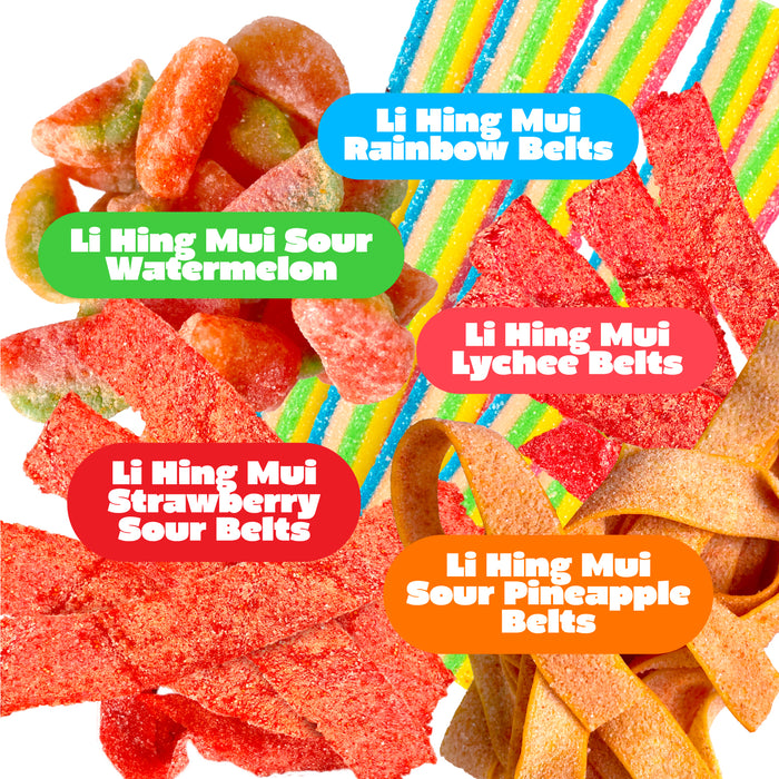 Li Hing Mui Gummy Candy Sampler Variety Pack