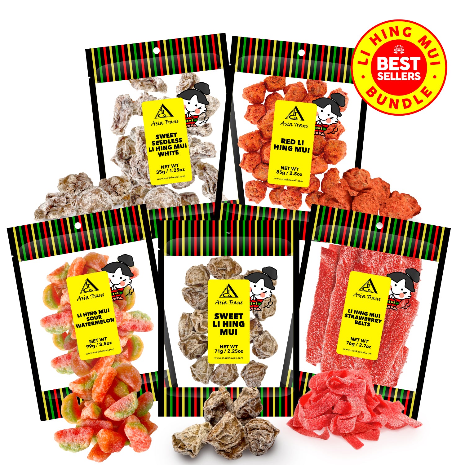 Li Hing Mui Bestsellers Bundle