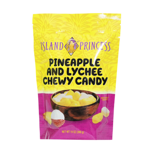 Island Princess Pineapple & Lychee Chewy Candy: Hawaiian Candy