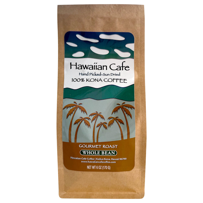 Hawaiian Cafe Hand Picked Sun-Dried 100% Kona Coffee