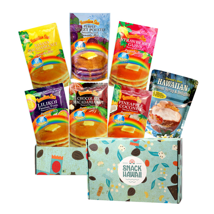 Hawaiian Sun Pancake Gift Set with Coconut Syrup