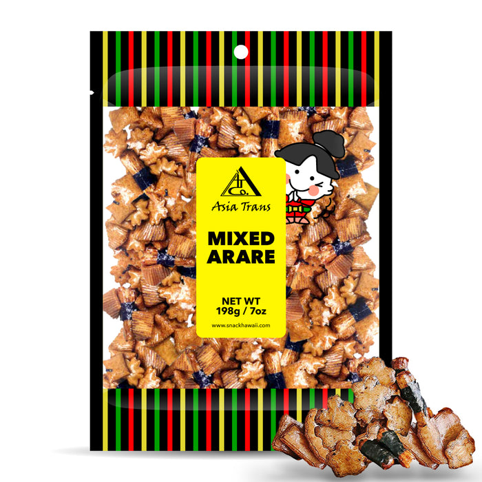 Mixed Arare Rice Crackers - Mochi Crunch