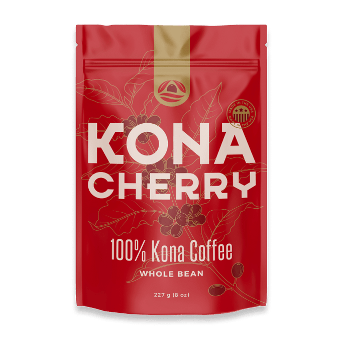 Kona Cherry 100% Kona Coffee Medium Roast: Hawaiian Coffee