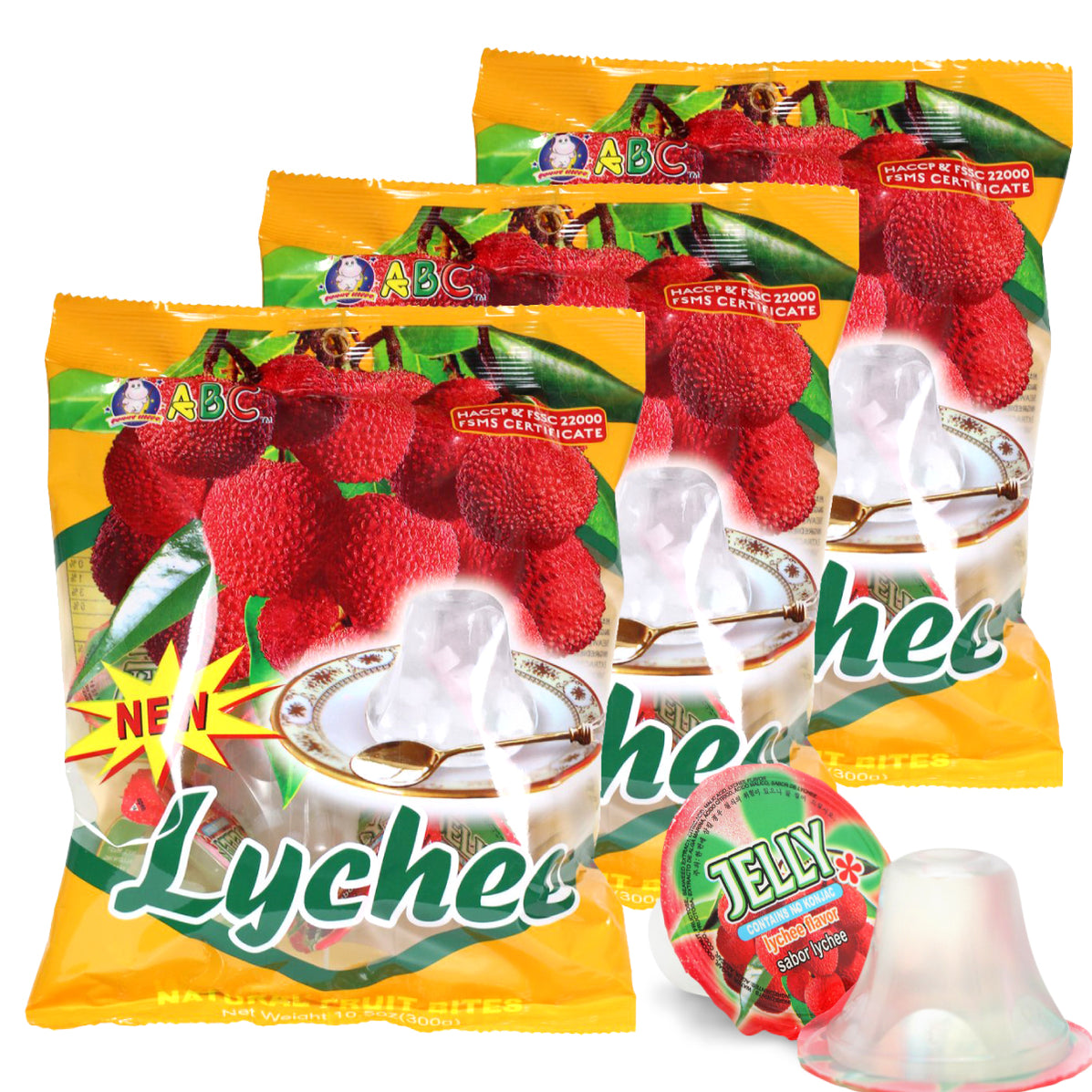 Lychee Jelly Fruit Bites — Snack Hawaii 3580